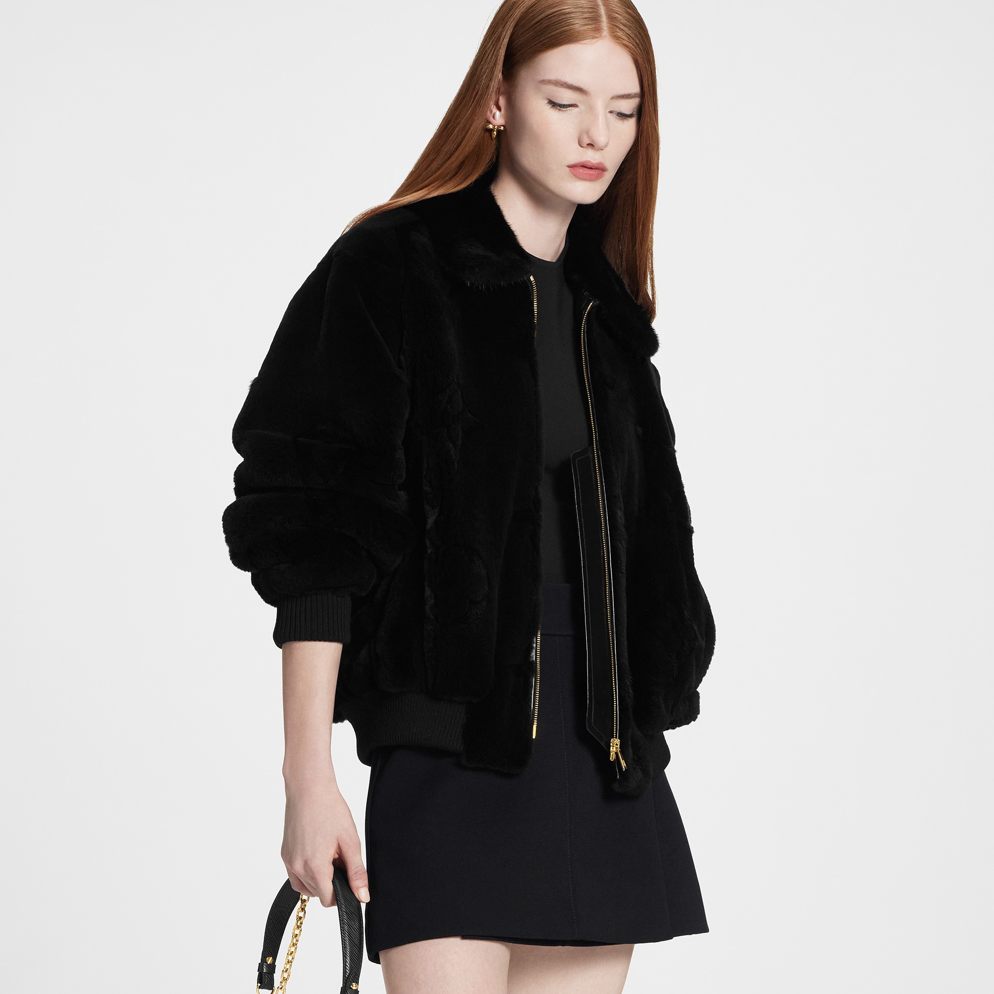 Oversized Mink Bomber Jacket Ready to Wear LOUIS VUITTON